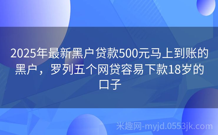2025年黑戶(hù)最新口子申請指南，初學(xué)者與進(jìn)階用戶(hù)通用步驟