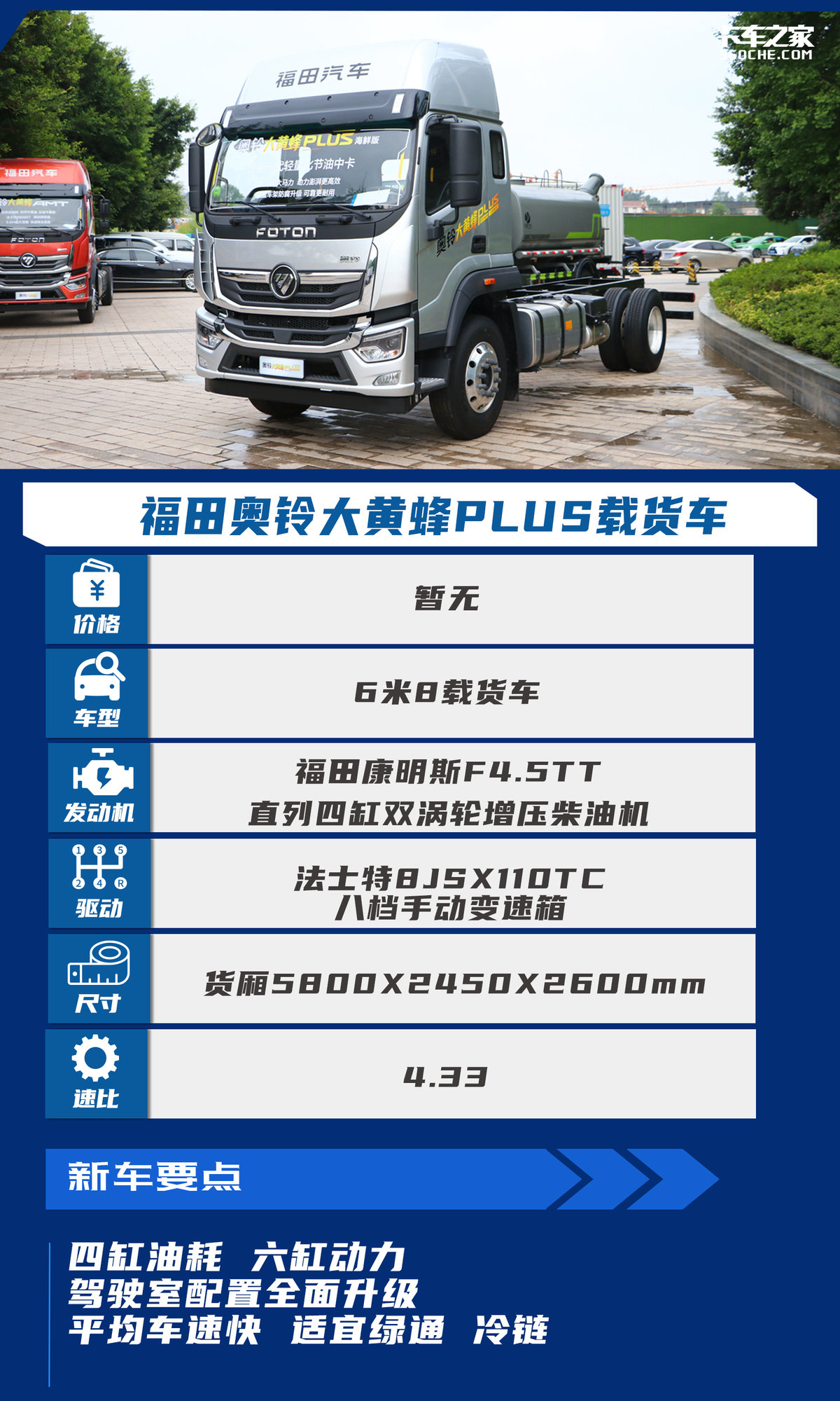 福田最新貨車(chē)，路上的友情與家的溫馨之旅