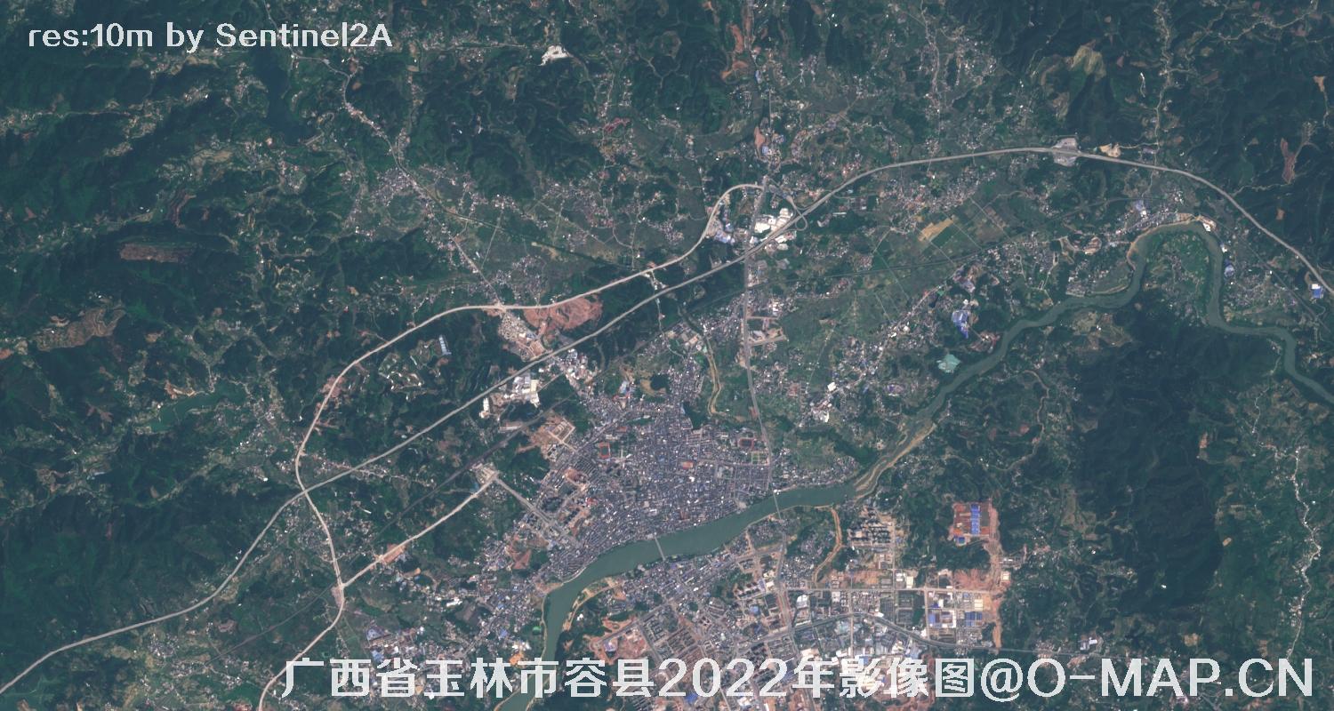 容縣最新航拍全景，一覽無(wú)余的美麗風(fēng)光??